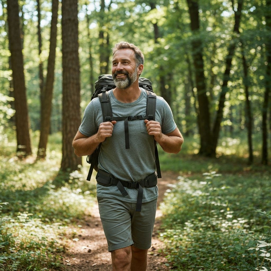 Men's active lifestyle